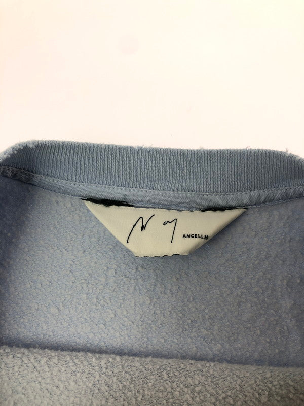 【中古品】【メンズ】 ANCELLM アンセルム LIGHT LOOP SWEATSHIRT ANC-CT150 ライトループ スウェットシャツ 140-260604-rt-16-tagh サイズ：2 カラー：サックスブルー 万代Net店
