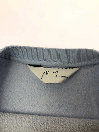 【中古品】【メンズ】 ANCELLM アンセルム LIGHT LOOP SWEATSHIRT ANC-CT150 ライトループ スウェットシャツ 140-260604-rt-16-tagh サイズ：2 カラー：サックスブルー 万代Net店
