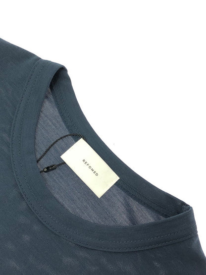 【中古美品】【メンズ】 REFOMED リフォメッド WOOL BASE RECU-YN01 ウール ベース 半袖Tシャツ トップス 140-260605-rt-06-tagh サイズ：174 カラー：ネイビー 万代Net店