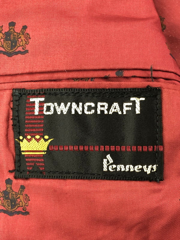 【中古品】【メンズ】 TOWNCRAFT PENNEYS タウンクラフト ペニーズ 60's～70's DOUBLE TAILORED JACKET 60～70年代 ダブル テーラード ジャケット ヴィンテージ 146-260605-rt-11-tagh サイズ：42 カラー：ネイビー 万代Net店