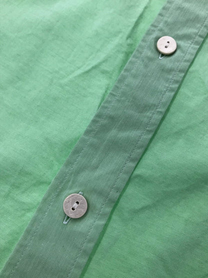 【中古美品】【メンズ】 REFOMED リフォメッド RESH-029 WRIST PATCH WIDE SHIRT リスト パッチ ワイド シャツ 140-260803-ty-03-tagh サイズ：2 カラー：ミント 万代Net店