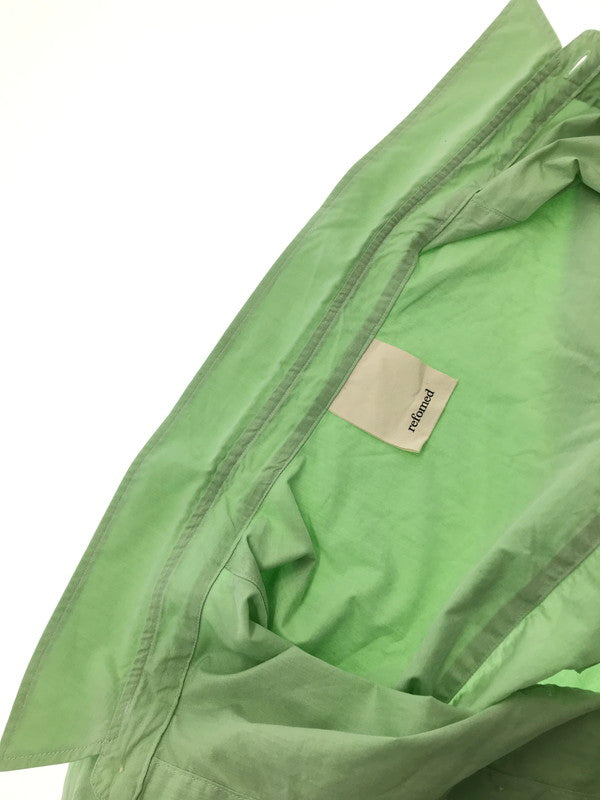 【中古美品】【メンズ】 REFOMED リフォメッド RESH-029 WRIST PATCH WIDE SHIRT リスト パッチ ワイド シャツ 140-260803-ty-03-tagh サイズ：2 カラー：ミント 万代Net店