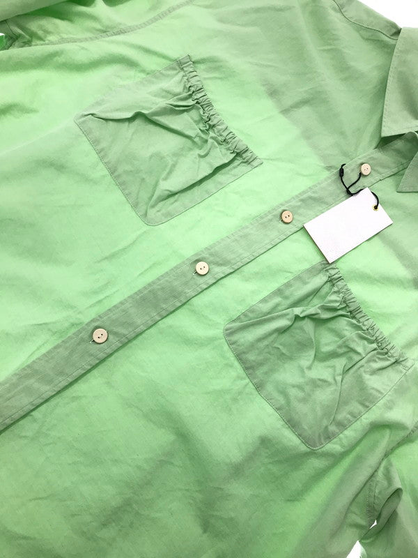 【中古美品】【メンズ】 REFOMED リフォメッド RESH-029 WRIST PATCH WIDE SHIRT リスト パッチ ワイド シャツ 140-260803-ty-03-tagh サイズ：2 カラー：ミント 万代Net店
