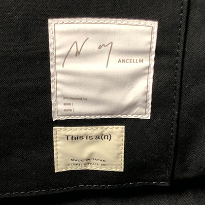 【中古品】【メンズ】 ANCELLM アンセルム ×THIS IS A(N) C R DUCK BAG ANC-GD19 ダック バッグ トートバッグ カバン 188-260616-na-09-tagh カラー：ブラック 万代Net店