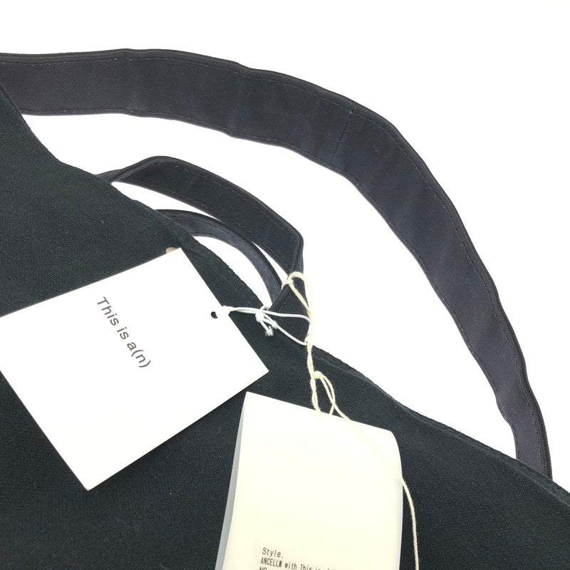 【中古品】【メンズ】 ANCELLM アンセルム ×THIS IS A(N) C R DUCK BAG ANC-GD19 ダック バッグ トートバッグ カバン 188-260616-na-09-tagh カラー：ブラック 万代Net店