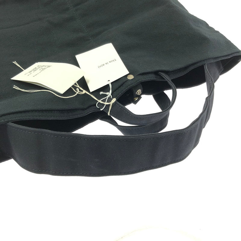 【中古品】【メンズ】 ANCELLM アンセルム ×THIS IS A(N) C R DUCK BAG ANC-GD19 ダック バッグ トートバッグ カバン 188-260616-na-09-tagh カラー：ブラック 万代Net店