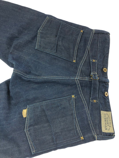 【中古品】【メンズ】 RRL ダブル アール エル WAIST OVERALLS PAINTER DENIM PANTS LOTR31 USA製 シンチバッグ ウエスト オーバーオール ペインター デニムパンツ 156-260605-rt-17-tagh サイズ：20 カラー：インディゴ 万代Net店