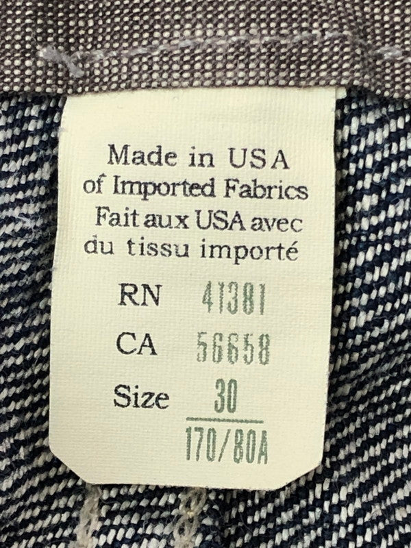 【中古品】【メンズ】 RRL ダブル アール エル WAIST OVERALLS PAINTER DENIM PANTS LOTR31 USA製 シンチバッグ ウエスト オーバーオール ペインター デニムパンツ 156-260605-rt-17-tagh サイズ：20 カラー：インディゴ 万代Net店