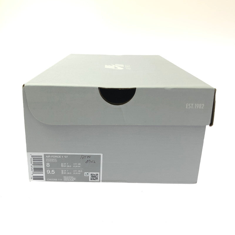 【中古品】【メンズ】 NIKE ナイキ AIR FORCE 1 LOW '07 CW2288-111 ナイキ エア フォース 1 ロー '07 スニーカー 靴 160-260608-ty-09-tagh サイズ：26cm US8 カラー：WHITE/WHITE 万代Net店