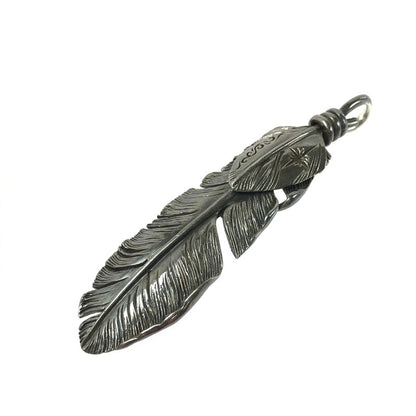 【現状渡し品】【メンズ】 SAAD サード ARABESQUE SUN SYMBOL FEATHER TOP アラベスク サンシンボル フェザー トップ アクセサリー 191-260601-na-08-tagh カラー：シルバー系(変色有) 万代Net店