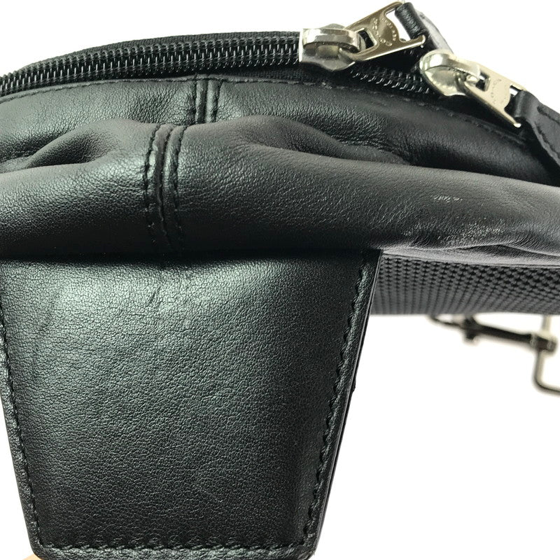 【中古品】【メンズ】 COACH コーチ F54787 SIGNATURE BODY BAG シグネチャー ボディ バッグ 鞄 カバン 180-260707-ty-05-tagh カラー：チャコール×ブラック 万代Net店