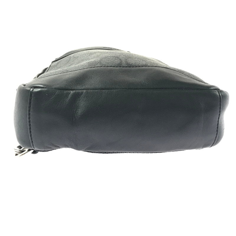 【中古品】【メンズ】 COACH コーチ F54787 SIGNATURE BODY BAG シグネチャー ボディ バッグ 鞄 カバン 180-260707-ty-05-tagh カラー：チャコール×ブラック 万代Net店