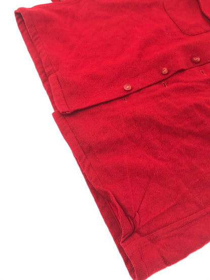 【中古品】【メンズ】 MCGREGOR マックレガー 60～70's WOOL SHIRT 60～70年代 ウールシャツ トップス USA製 ビンテージ 146-260607-rt-06-tagh サイズ：M カラー：レッド 万代Net店