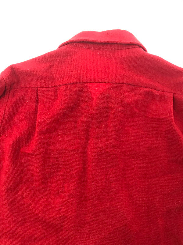 【中古品】【メンズ】 MCGREGOR マックレガー 60～70's WOOL SHIRT 60～70年代 ウールシャツ トップス USA製 ビンテージ 146-260607-rt-06-tagh サイズ：M カラー：レッド 万代Net店