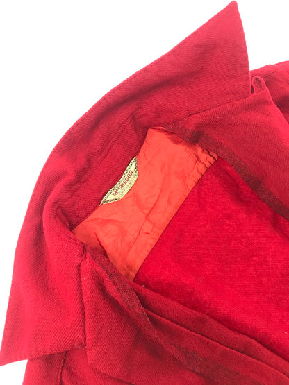 【中古品】【メンズ】 MCGREGOR マックレガー 60～70's WOOL SHIRT 60～70年代 ウールシャツ トップス USA製 ビンテージ 146-260607-rt-06-tagh サイズ：M カラー：レッド 万代Net店