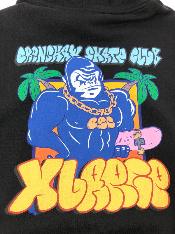 【中古品】【メンズ】 XLARGE エクストララージ PRINT HOODIE 101231012026 プリント フーディー パーカー トップス 142-260604-rt-17-tagh サイズ：XL カラー：ブラック 万代Net店