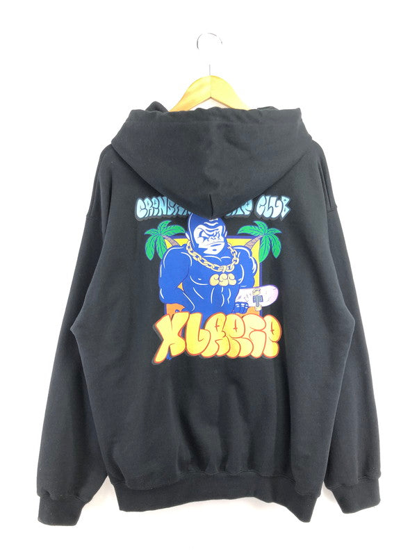 【中古品】【メンズ】 XLARGE エクストララージ PRINT HOODIE 101231012026 プリント フーディー パーカー トップス 142-260604-rt-17-tagh サイズ：XL カラー：ブラック 万代Net店