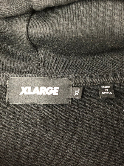 【中古品】【メンズ】 XLARGE エクストララージ PRINT HOODIE 101231012026 プリント フーディー パーカー トップス 142-260604-rt-17-tagh サイズ：XL カラー：ブラック 万代Net店