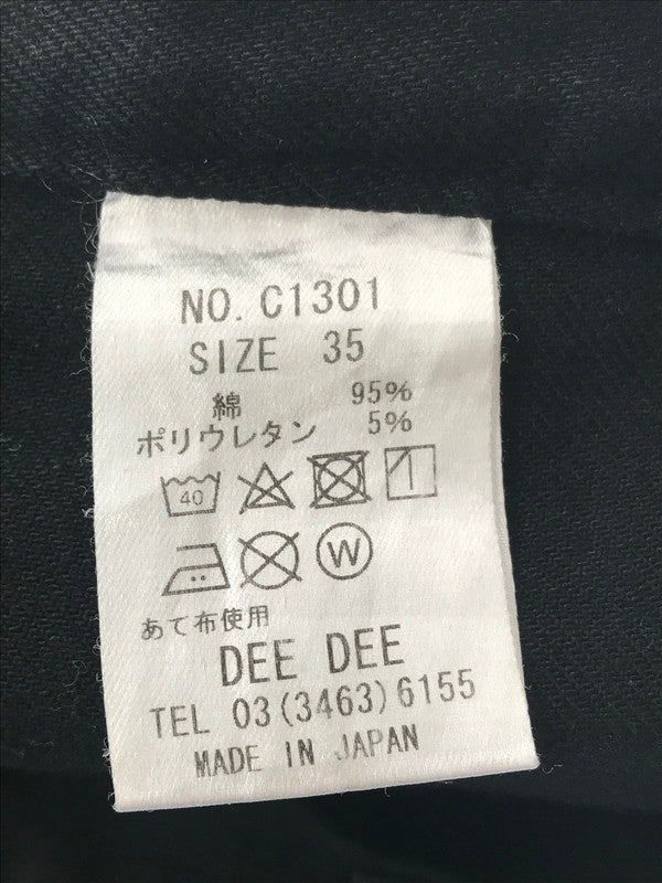 【中古品】【メンズ】 DEE DEE ディー ディー BELL BOTTOM C1301 ベル ボトム ボトムス 151-260604-rt-10-tagh サイズ：35 カラー：ブラック 万代Net店