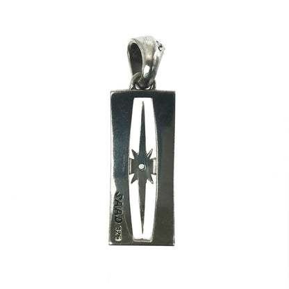 【中古品】【メンズ】 SAAD サード SV925 ARABESQUE SUN SYMBOL SQUARE PLATE TOP アラベスク サンシンボル スクエアプレート ペンダントトップ アクセサリー 191-260607-na-14-tagh カラー：シルバー 万代Net店
