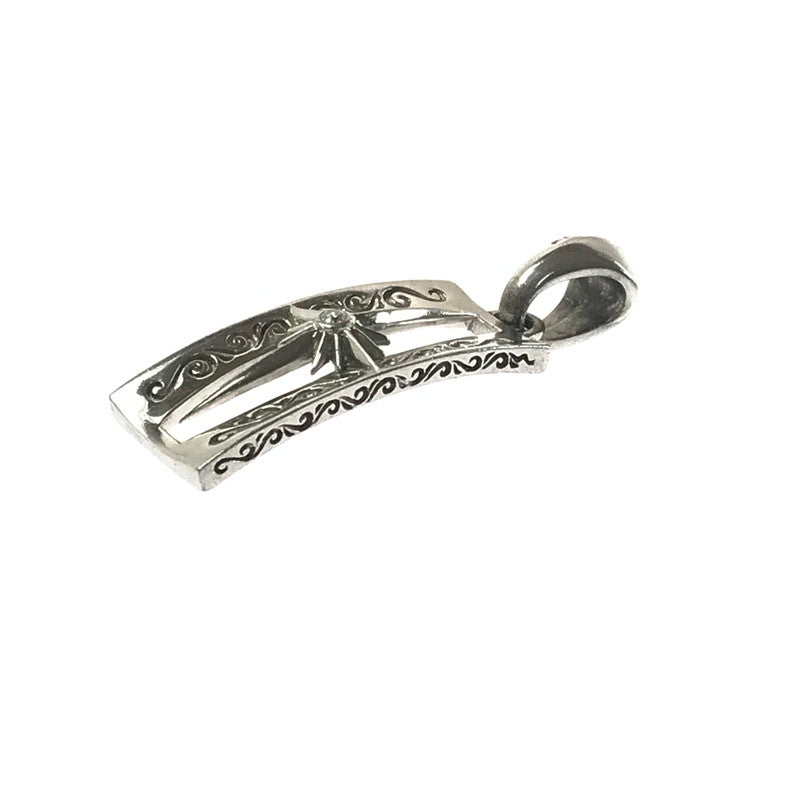 【中古品】【メンズ】 SAAD サード SV925 ARABESQUE SUN SYMBOL SQUARE PLATE TOP アラベスク サンシンボル スクエアプレート ペンダントトップ アクセサリー 191-260607-na-14-tagh カラー：シルバー 万代Net店