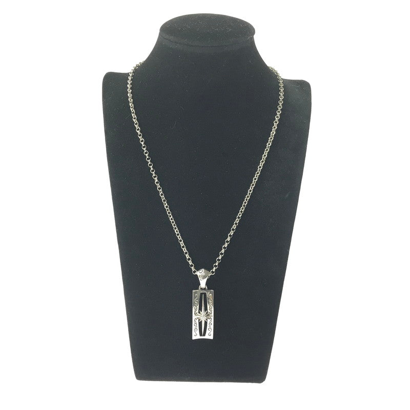 【中古品】【メンズ】 SAAD サード SV925 ARABESQUE SUN SYMBOL SQUARE PLATE TOP アラベスク サンシンボル スクエアプレート ペンダントトップ アクセサリー 191-260607-na-14-tagh カラー：シルバー 万代Net店
