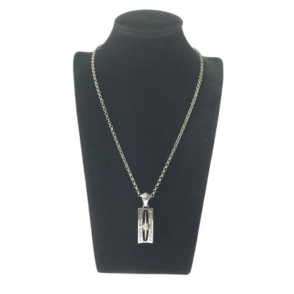 【中古品】【メンズ】 SAAD サード SV925 ARABESQUE SUN SYMBOL SQUARE PLATE TOP アラベスク サンシンボル スクエアプレート ペンダントトップ アクセサリー 191-260607-na-14-tagh カラー：シルバー 万代Net店
