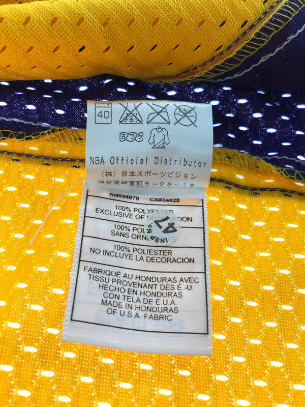 【中古品】【メンズ】 NIKE TEAM ナイキ チーム LOS ANGELES LAKERS KOBE UNIFORM ロサンゼルス レイカーズ コービー ユニフォーム トップス 146-260604-rt-29-tagh サイズ：XL カラー：イエロー 万代Net店