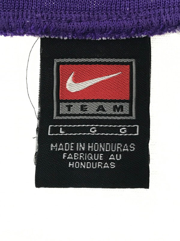 【中古品】【メンズ】 NIKE TEAM ナイキ チーム RAPTORS CARTER UNIFORM WHITE PURPLE ラプターズ カーター ユニフォーム トップス 146-260819-rt-31-tag サイズ：L カラー：ホワイト/パープル 万代Net店