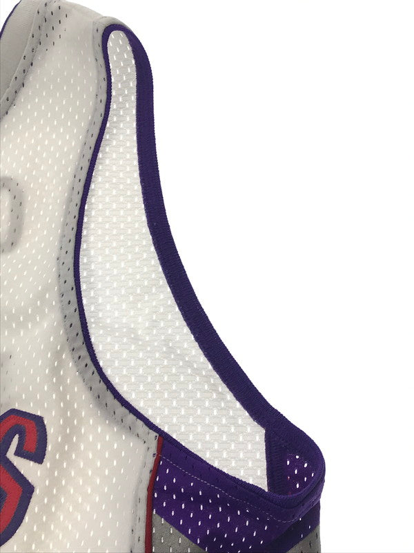 【中古品】【メンズ】 NIKE TEAM ナイキ チーム RAPTORS CARTER UNIFORM WHITE PURPLE ラプターズ カーター ユニフォーム トップス 146-260819-rt-31-tag サイズ：L カラー：ホワイト/パープル 万代Net店