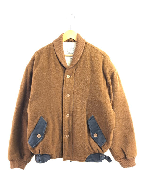 【現状渡し品】【メンズ】 MACMAIL HOMME マックメール オム WOOL JACKET ウールジャケット アウター 146-261001-na-30-tagh サイズ：F カラー：ブラウン 万代Net店