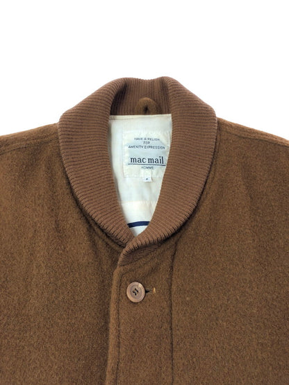 【現状渡し品】【メンズ】 MACMAIL HOMME マックメール オム WOOL JACKET ウールジャケット アウター 146-261001-na-30-tagh サイズ：F カラー：ブラウン 万代Net店