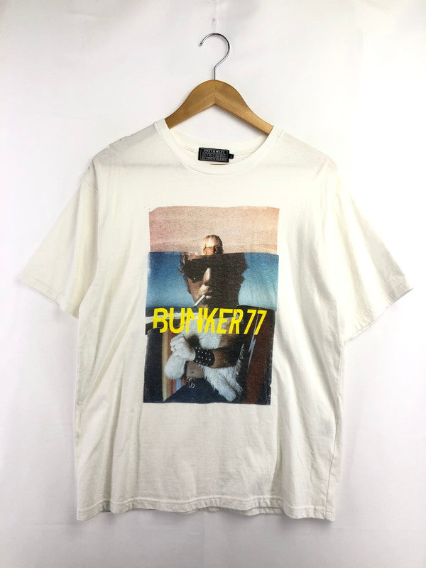 【中古品】【メンズ】 HYSTERIC GLAMOUR ヒステリック グラマー BUNKER77 PHOTO PRINT TEE 02241CT53 バンカー77 フォト プリント Tシャツ トップス 140-260604-rt-11-tagh サイズ：L カラー：ホワイト 万代Net店
