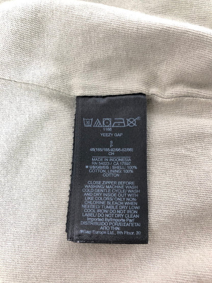 【中古品】【メンズ】 YEEZY GAP イージー ギャップ DOUBLEFACE WIDE SILHOUETTE ZIP UP SWEAT HOODIE 537322-02-1 ダブルフェイス ワイドシルエット ジップアップ スウェットパーカー 142-260604-rt-18-tagh サイズ：S カラー：グレージュ 万代Net店