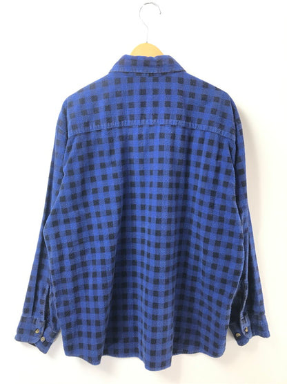 【現状渡し品】【メンズ】 PURITAN ピューリタン 90's L/S BUFFALO CHECK FLANNEL SHIRT 90年代 バッファロー チェック フランネル シャツ トップス 146-260604-rt-02-tagh サイズ：XL カラー：ブルー 万代Net店