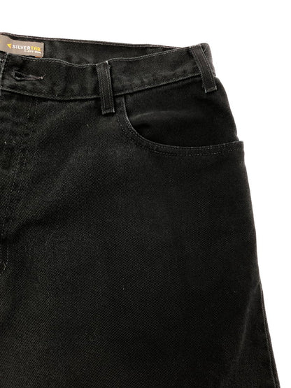【中古品】【メンズ】 LEVI'S SILVER TAB リーバイス シルバー タグ LOW+LOOSE FIT 00's BLACK DENIM PANTS 44562-1760 ロー＋ルーズ フィット ブラック デニム 157-260607-rt-30-tagh サイズ：W36 L32 カラー：ブラック 万代Net店