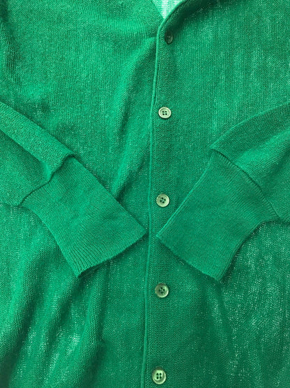 【中古品】【メンズ】 JANTZEN ジャンセン 80's KNIT CARDIGAN 80年代 ニット カーディガン USA製 ヴィンテージ トップス 146-260604-rt-04-tagh サイズ：XL カラー：グリーン 万代Net店