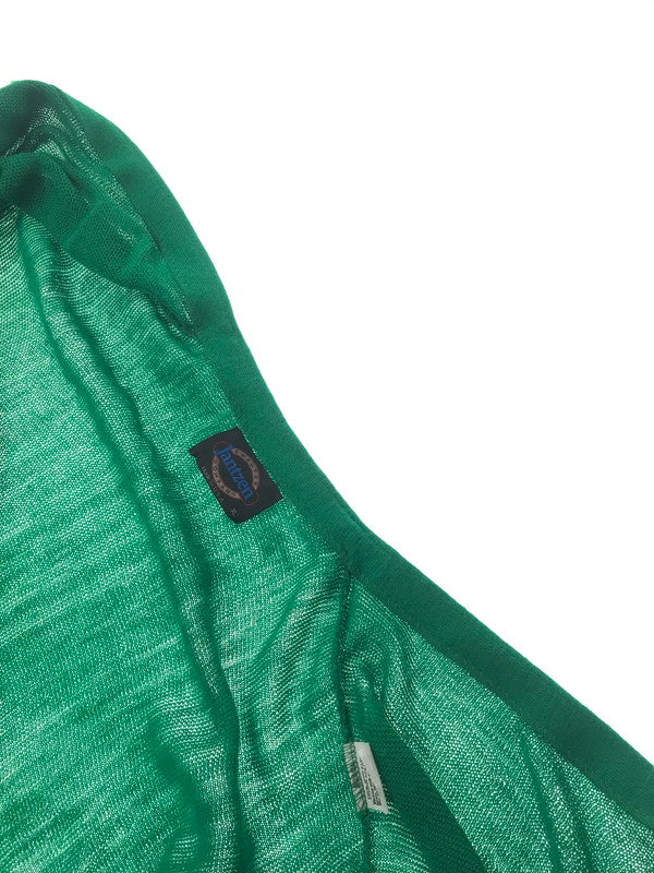 【中古品】【メンズ】 JANTZEN ジャンセン 80's KNIT CARDIGAN 80年代 ニット カーディガン USA製 ヴィンテージ トップス 146-260604-rt-04-tagh サイズ：XL カラー：グリーン 万代Net店