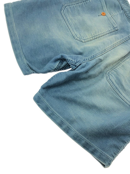 【中古品】【メンズ】 VISVIM ビスヴィム PASTORAL SHORTS 0114105008014 パストラル ショーツ ボトムス 151-260624-rt-21-tagh サイズ：2 カラー：インディゴ 万代Net店
