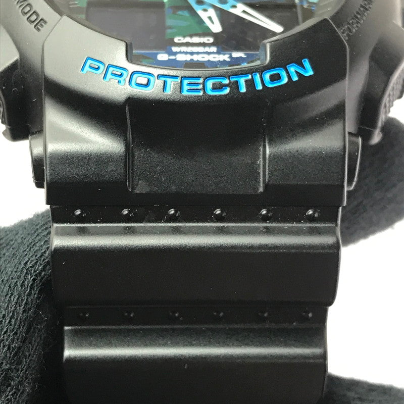 【中古品】【メンズ】 G-SHOCK ジーショック ANALOG-DIGITAL GA-100CB-1AJF アナログ デジタル クォーツ 腕時計 196-260607-na-21-tagh カラー：ブラック/ブルー 万代Net店