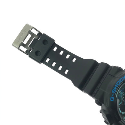 【中古品】【メンズ】 G-SHOCK ジーショック ANALOG-DIGITAL GA-100CB-1AJF アナログ デジタル クォーツ 腕時計 196-260607-na-21-tagh カラー：ブラック/ブルー 万代Net店