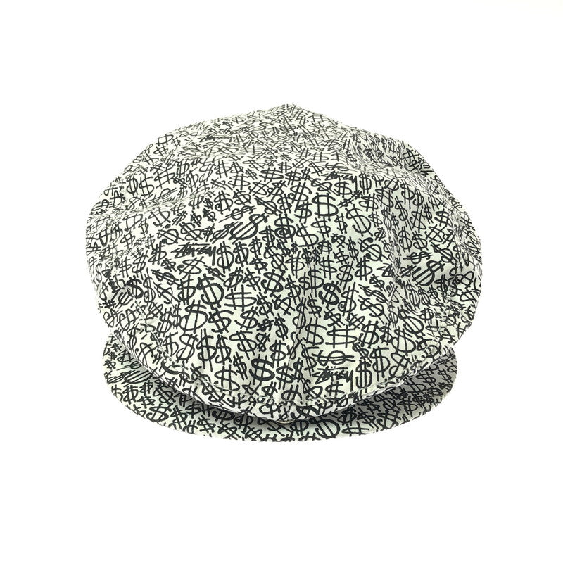 【中古品】【メンズ】 OLD STUSSY オールド ステューシー 00'S $ MARK HUNTING CAP ドルマーク ハンチング キャップ 帽子 185-260620-na-07-tagh カラー：ホワイト/ブラック 万代Net店