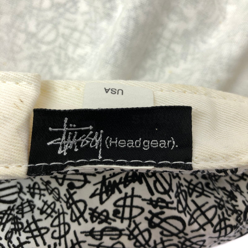 【中古品】【メンズ】 OLD STUSSY オールド ステューシー 00'S $ MARK HUNTING CAP ドルマーク ハンチング キャップ 帽子 185-260620-na-07-tagh カラー：ホワイト/ブラック 万代Net店