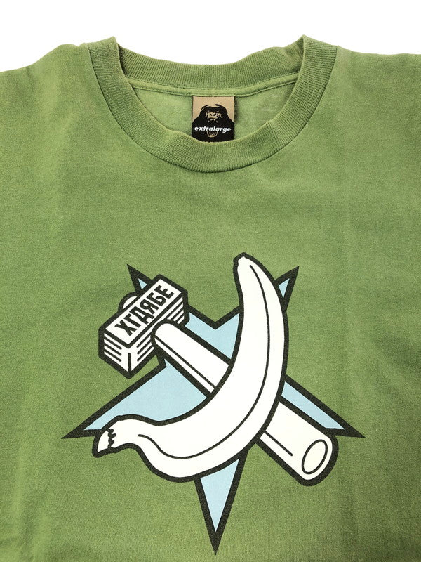 中古品】【メンズ】 XLARGE エクストララージ 90's STAR&BANANA PRINT