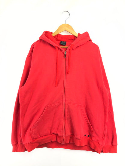 【中古品】【メンズ】 OAKLEY オークリー 00's FULL ZIP PARKA フルジップ パーカー トップス 146-260604-rt-20-tagh サイズ：XL カラー：レッド 万代Net店