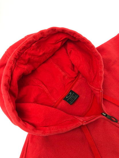 【中古品】【メンズ】 OAKLEY オークリー 00's FULL ZIP PARKA フルジップ パーカー トップス 146-260604-rt-20-tagh サイズ：XL カラー：レッド 万代Net店