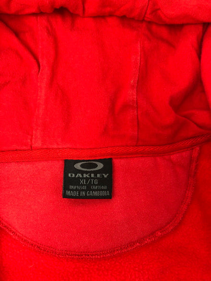 【中古品】【メンズ】 OAKLEY オークリー 00's FULL ZIP PARKA フルジップ パーカー トップス 146-260604-rt-20-tagh サイズ：XL カラー：レッド 万代Net店