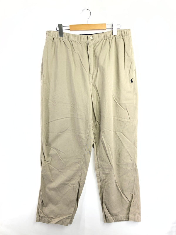 【中古品】【メンズ】 POLO RALPH LAUREN ポロ・ラルフローレン 80's～90's EASY WIDE CHINO PANTS イージー ワイド チノ パンツ 157-260624-rt-25-tagh サイズ：M カラー：ベージュ 万代Net店