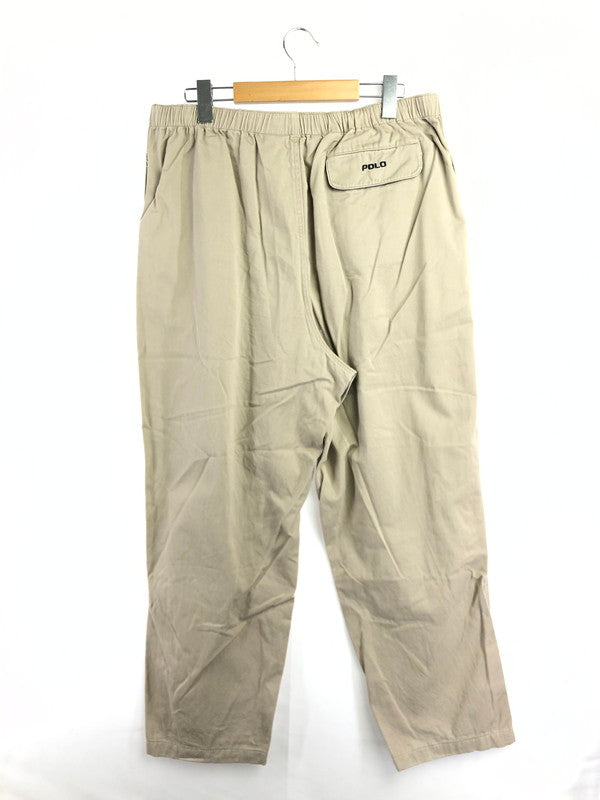 【中古品】【メンズ】 POLO RALPH LAUREN ポロ・ラルフローレン 80's～90's EASY WIDE CHINO PANTS イージー ワイド チノ パンツ 157-260624-rt-25-tagh サイズ：M カラー：ベージュ 万代Net店