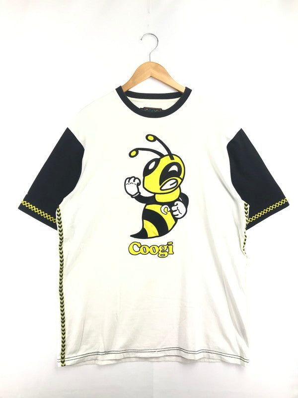 【中古品】【メンズ】 COOGI クージー 90's BEE EMBROIDERY TEE 90年代 ハチ 刺繍 Tシャツ 半袖Tシャツ トップス 146-260604-rt-21-tagh サイズ：XL カラー：ホワイト 万代Net店